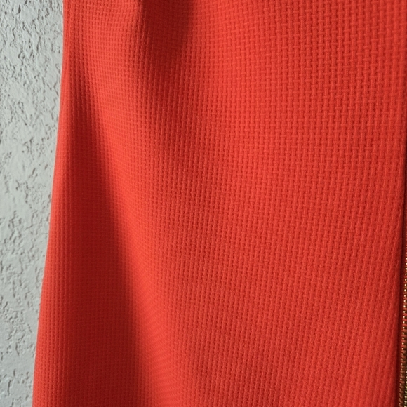 Ted Baker 4 Leea Cold Shoulder Tropical Dress Orange - Picture 5 of 7